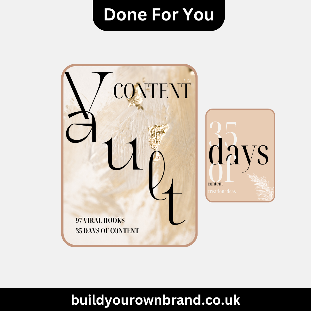 Content Creation Vault: 35 Days of Ready-to-Post Ideas